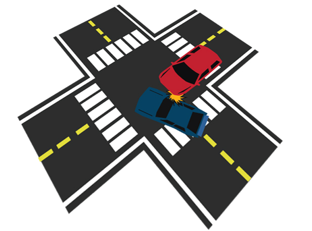 collisions occuring in or relating to intersections