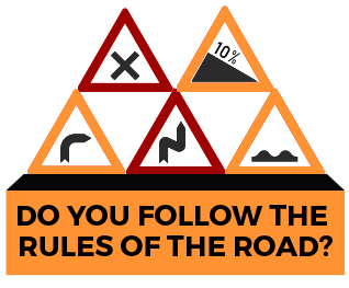 do you follow the rules of the road?
