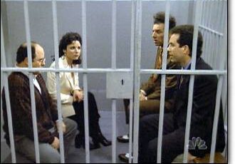 people locked in a jail cell